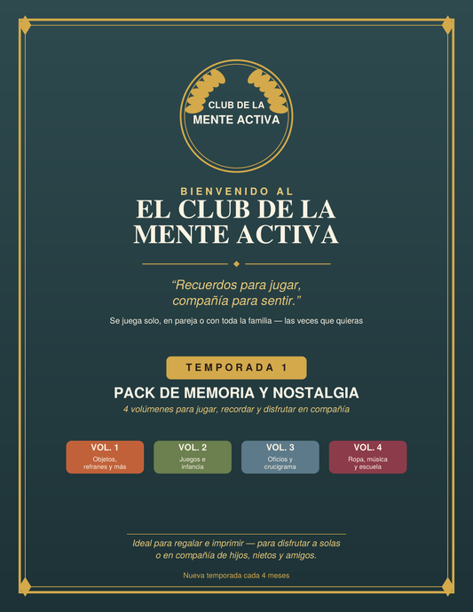 EL CLUB DE LA MENTE ACTIVA + BONOS