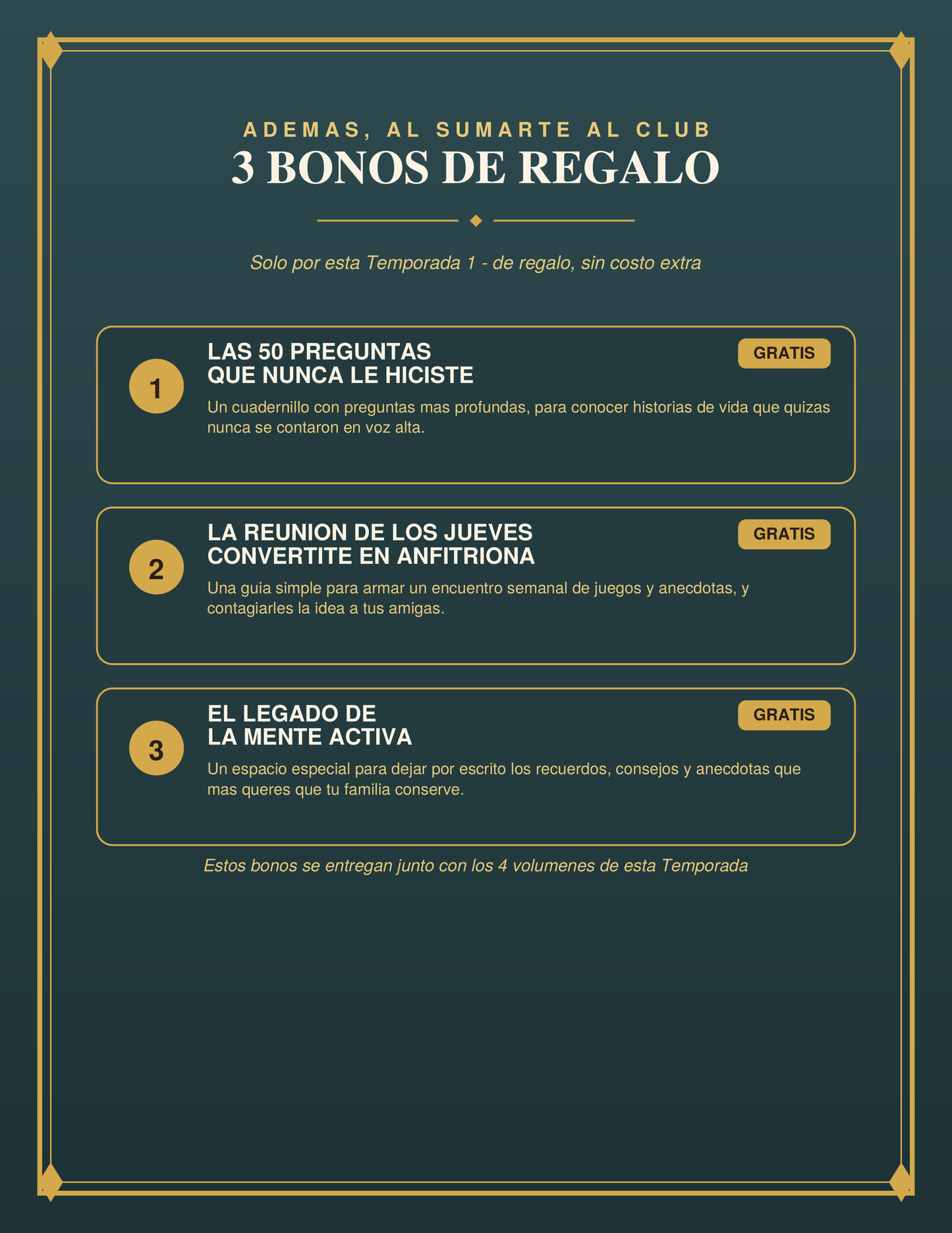 EL CLUB DE LA MENTE ACTIVA + BONOS